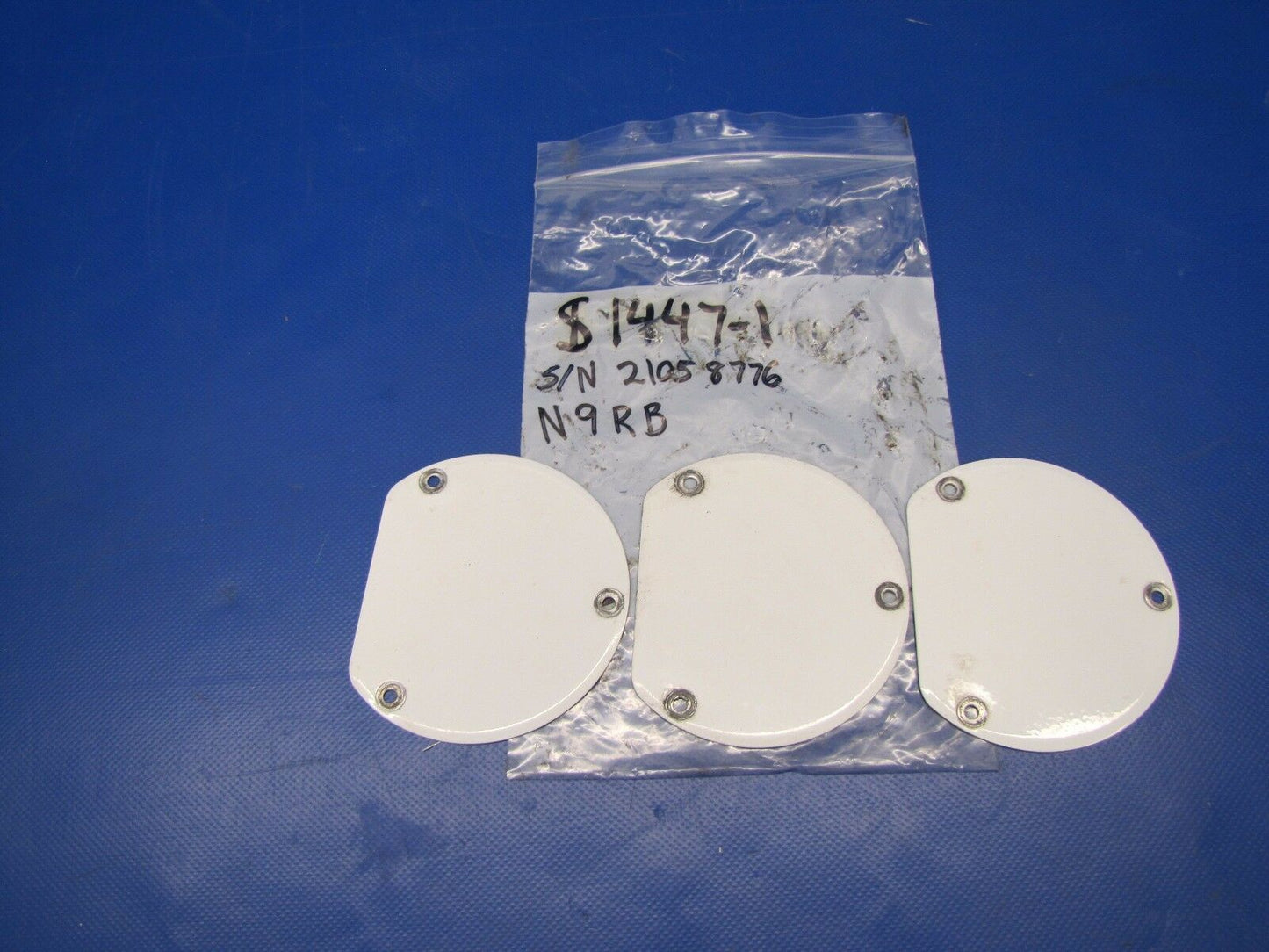 Cessna Cover Plates P/N S1447-1 LOT OF 3 (0617-09)