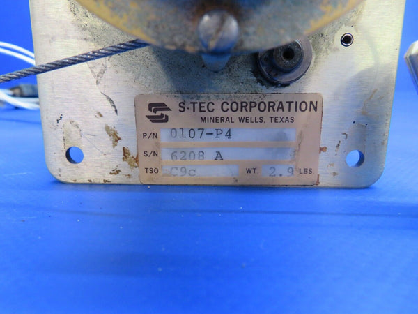 Piper PA-28-201T Dakota S-Tec Pitch Servo w/ Bracket P/N 0107-P4 (1022-516)