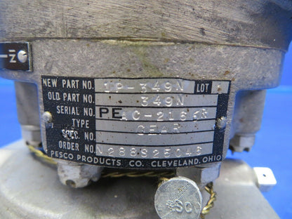 Pesco Pump Hydraulic Unit Vintage 1945 P/N 1P-349-N NOS (0720-575)