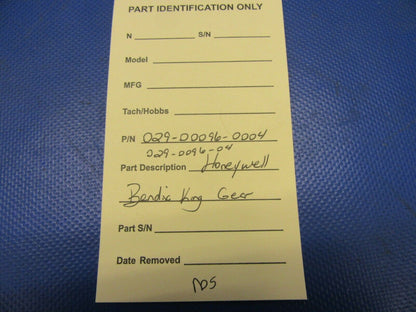 Honeywell Bendix King Gear P/N 029-00096-0004, 029-0096-04 NOS (0921-558)