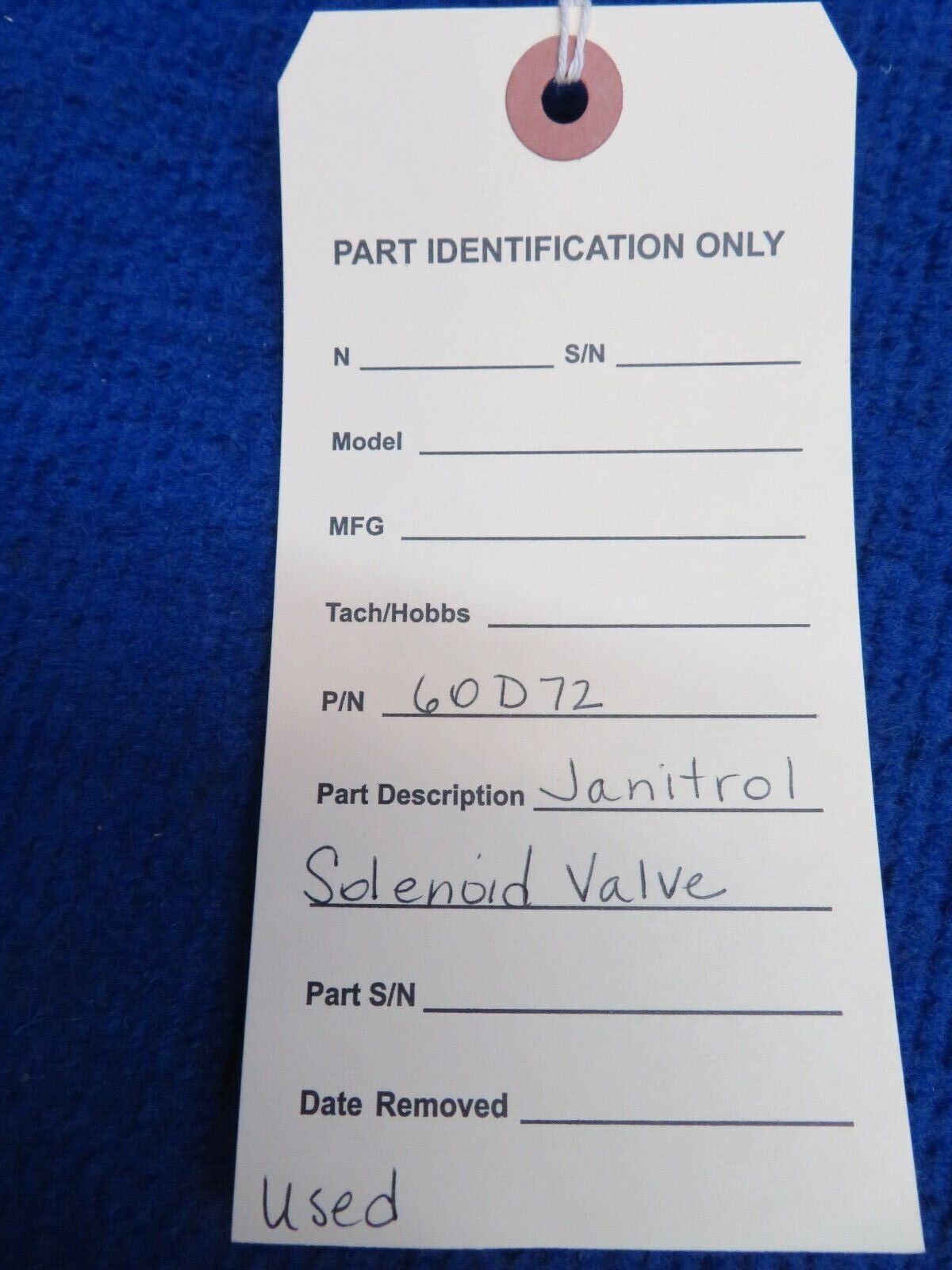Janitrol Solenoid Valve P/N 60D72 (0822-359)