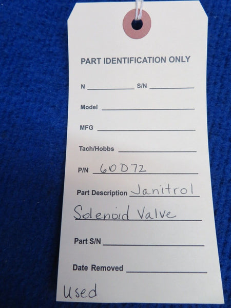 Janitrol Solenoid Valve P/N 60D72 (0822-359)