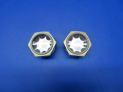 Eaton Tedeco Hex Sight Gauge Plug P/N 421-517-9001 LOT OF 2 NOS (1022-345)