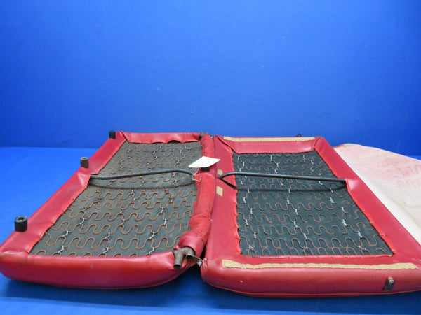 Piper PA-28R-180 Rear Seat Assy Red Vinyl P/N 65700-06 (1123-399)