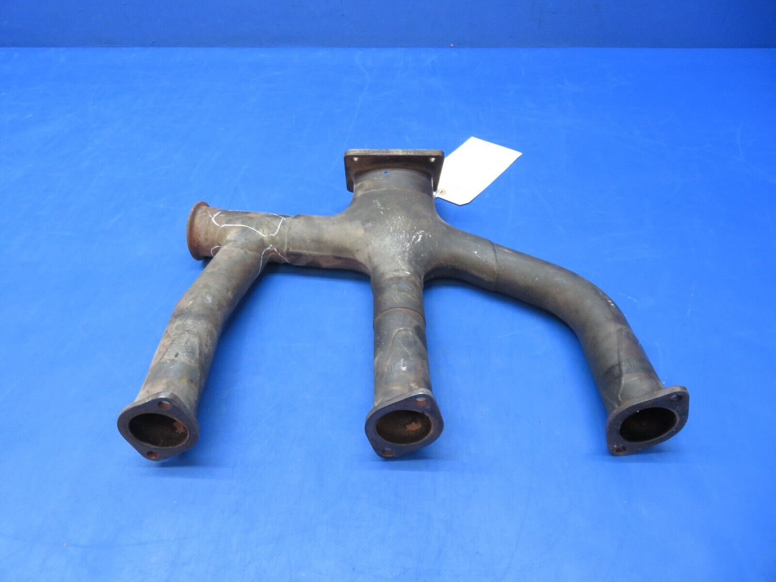 Cessna 182 Turbo LH Exhaust Collector Lycoming PN 2254012-2 FOR PARTS (1023-243)