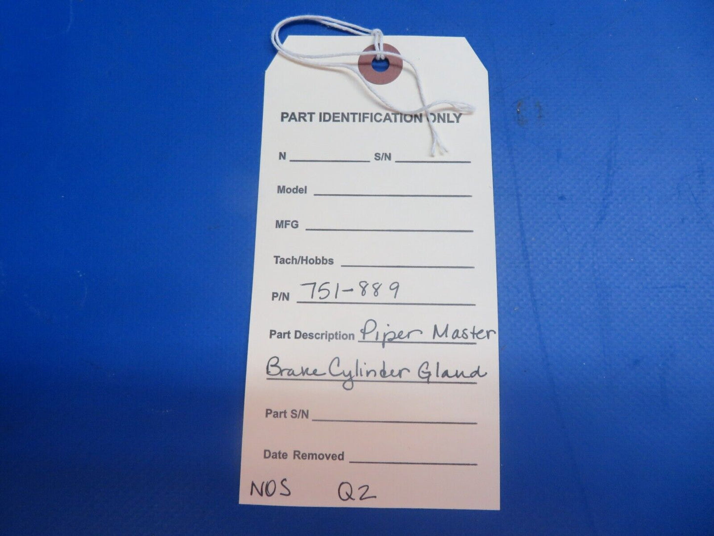 Piper Master Brake Cylinder Gland P/N 751-889 NOS (1122-574)