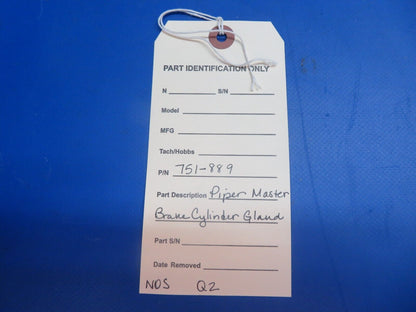 Piper Master Brake Cylinder Gland P/N 751-889 NOS (1122-574)