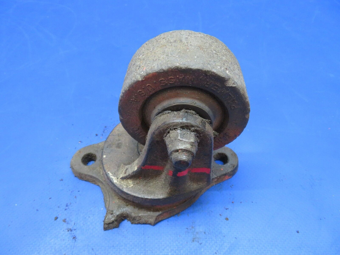 Vintage 3" Cast Iron Swivel Castors LOT OF 8 (0123-644)