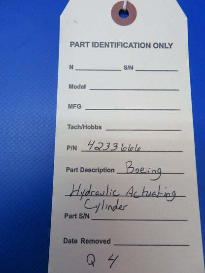 Boeing Hydraulic Actuating Cylinder P/N 4233666 (0922-498)