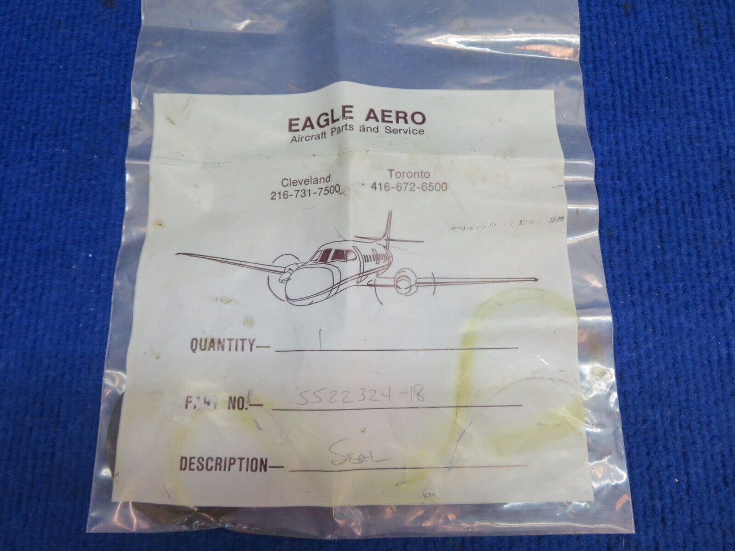 Cessna Seal P/N 5522324-18 NOS (0622-29)