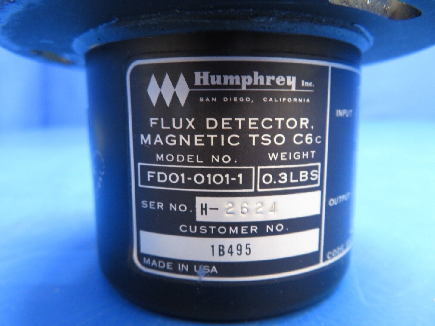Piper PA-34-200T Seneca II Magnetic Flux Detector P/N 1B495 (0223-759)