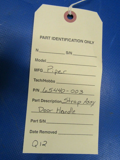 Piper Strap Assy Baggage Door Handle P/N 65440-003 use 65440-800 NOS (0419-466)