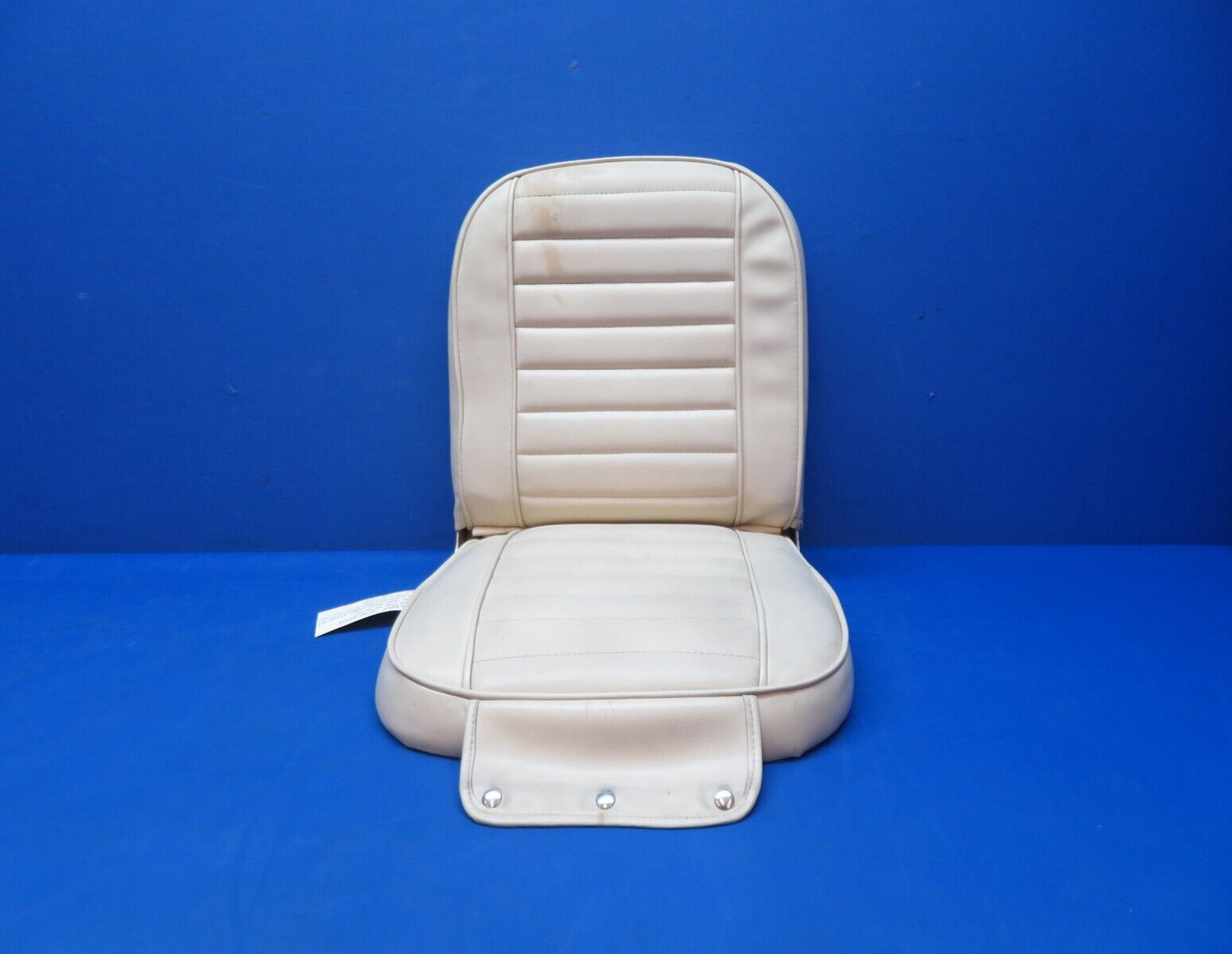 Piper PA-28-140 Rear Seat Assy P/N 65515-05 Cream Vinyl (1123-123)