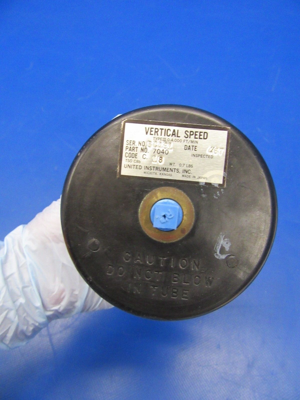 United Instruments Beech Vertical Speed Indicator P/N 58-380018-1 (0518-121B)