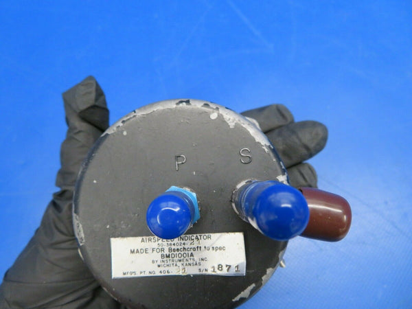 Beech Baron 95-A55 Instrument Inc. Airspeed Indicator 50-384024-21 (1020-376)