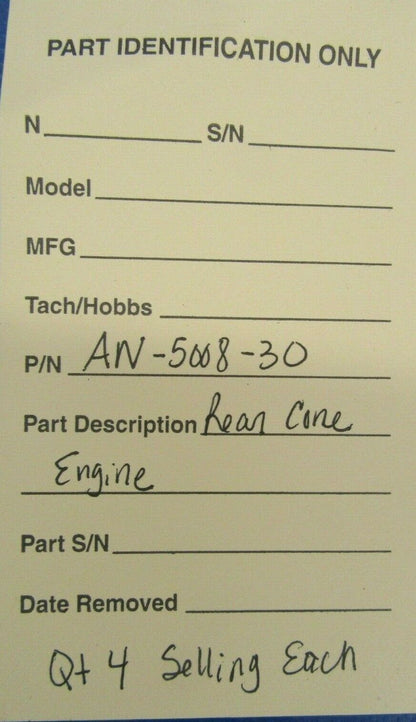 Pratt & Whitney R-985 Cone Rear Engine P/N AN5008-30 (0319-230)
