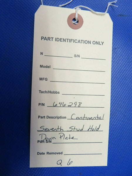 Continental 7th Stud Hold Down Plate P/N 646298 (0921-130)