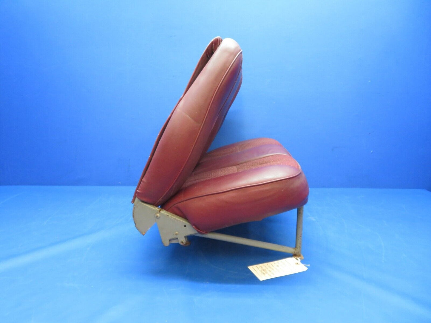 Cessna 172 / 172I Rear Seat Assy Maroon Vinyl Reclining P/N 0514010-1 (0923-608)