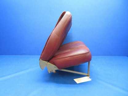 Cessna 172 / 172I Rear Seat Assy Maroon Vinyl Reclining P/N 0514010-1 (0923-608)