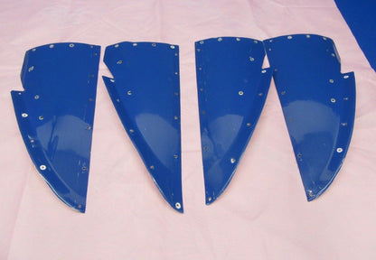 Beech Baron 95-B55 Nacelle Fairings 96-980001-73 4 Pc Lot (1018-343)