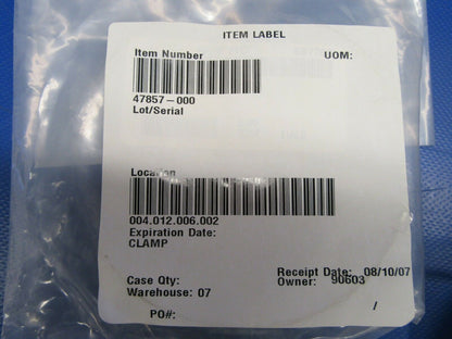 Piper PA-31P Clamp P/N 47857-000 NOS (0519-101)