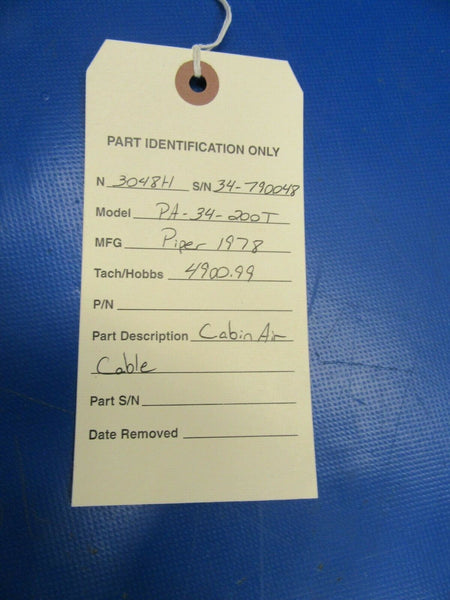 Piper PA-34-200T Seneca II Cabin Air Cable  (1119-190)