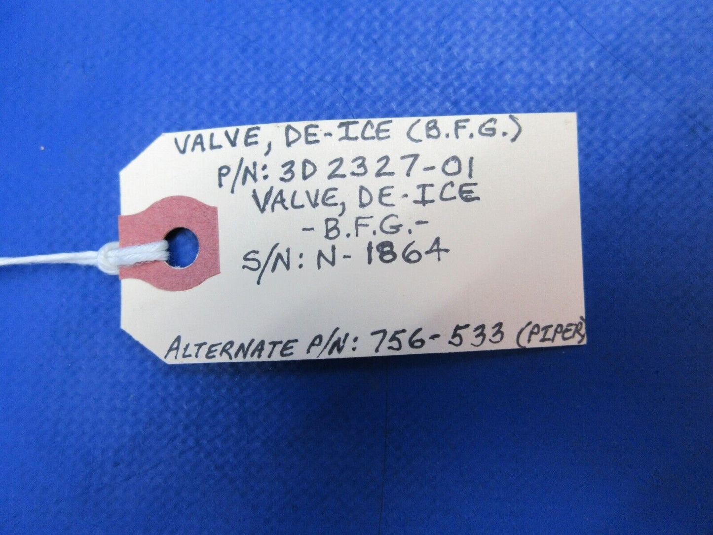 B.F. Goodrich De-Ice Valve P/N 3D2327-01 (1123-759)