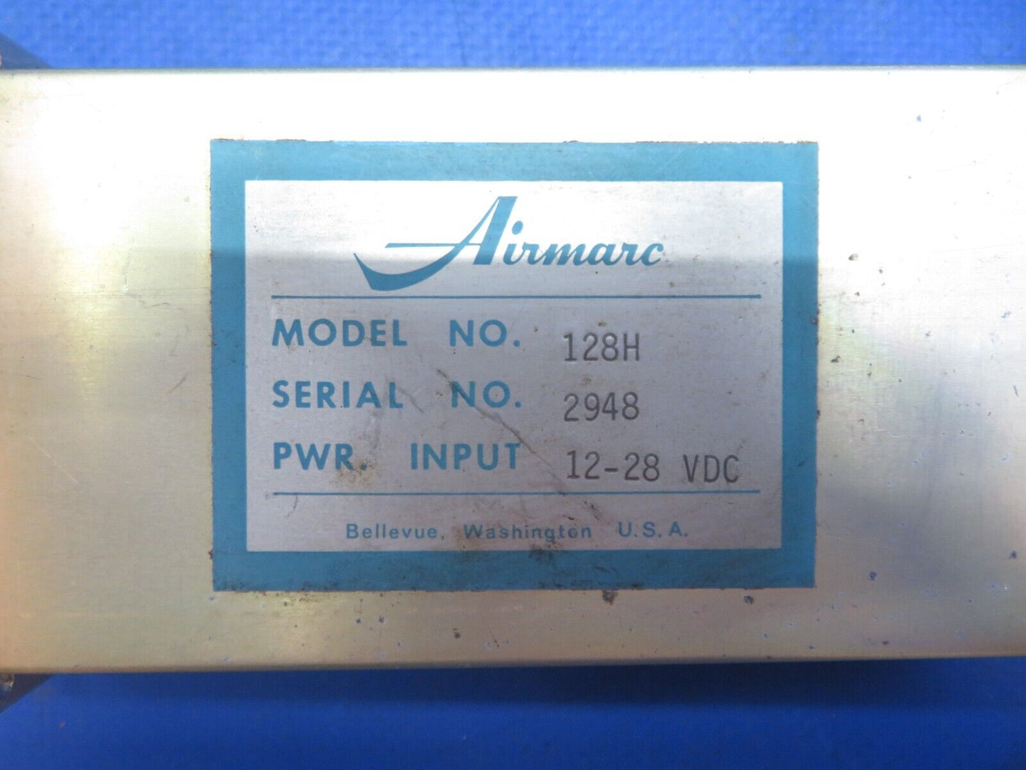 Airmarc Marker Beacon Indicator 12-28v P/N 128H (0923-500)