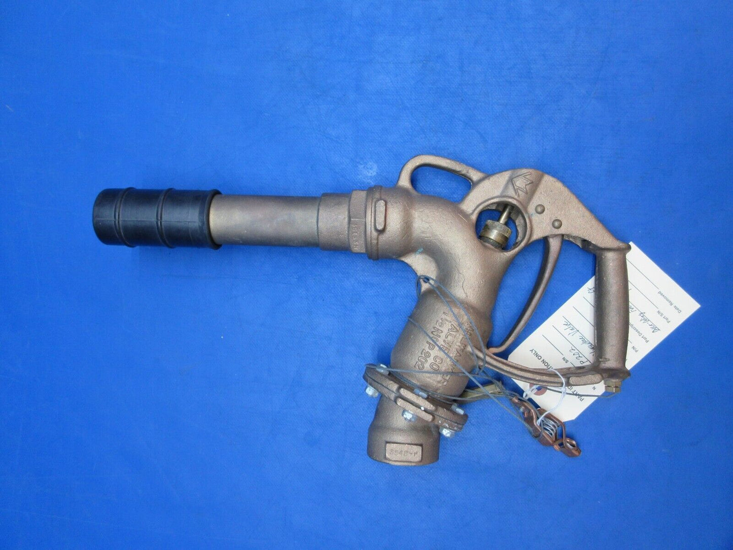 Milwaukee Valve P202 1-1/2" Aircraft Over-Wing Fuel Nozzle NOS (1123-786)