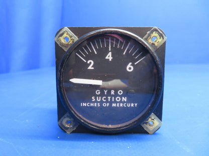 Piper PA-28-180 Cherokee Airborne Gyro Suction Gauge P/N 1G10-1 (0223-693)