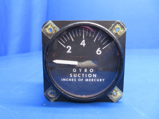 Piper PA-28-180 Cherokee Airborne Gyro Suction Gauge P/N 1G10-1 (0223-693)