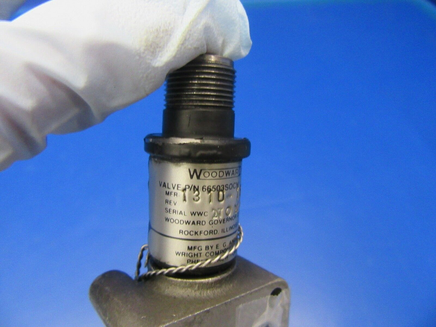 Woodward Solenoid Valve Prop Governor P/N 1310-105 (1017-16)