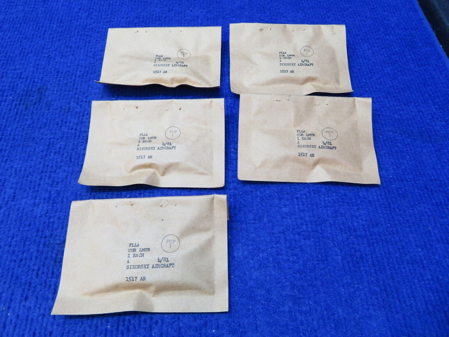 FLLA Current Limiter P/N 1517AR LOT OF 5 NOS (0722-119)