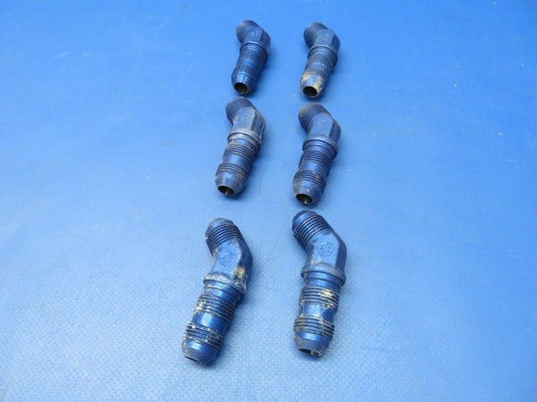 45 Degree Elbow P/N AN837-8D LOT OF 6 (1222-306)