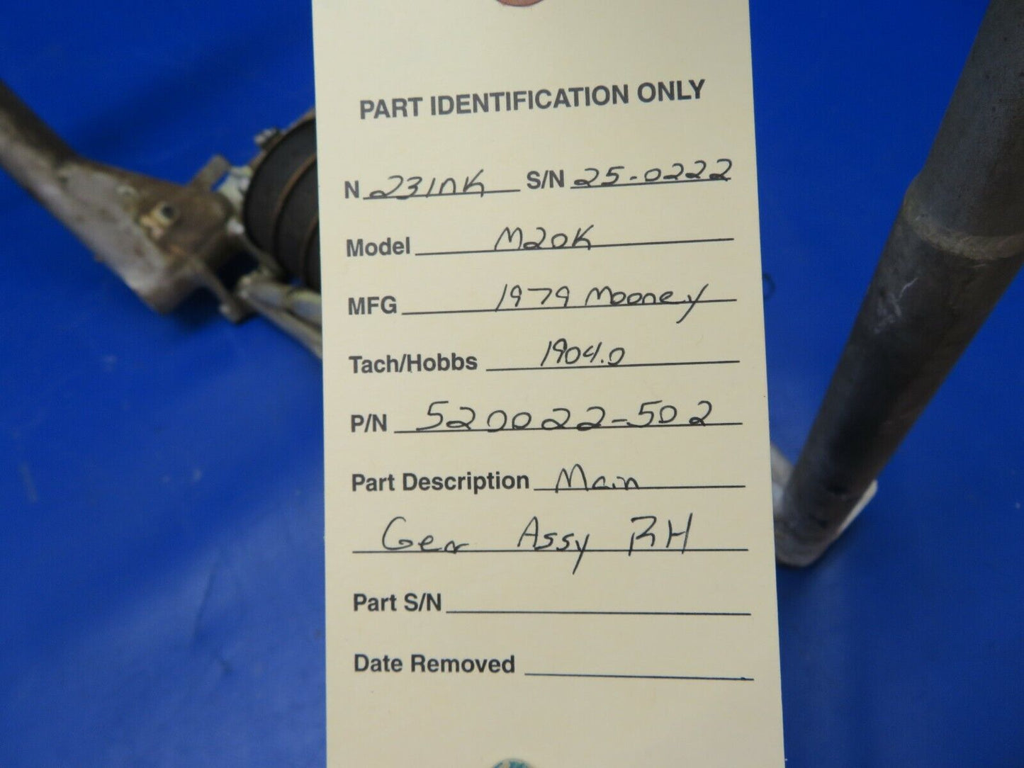 Mooney M20 / M20K Main Gear Assy RH P/N 520022-502 (0821-700)