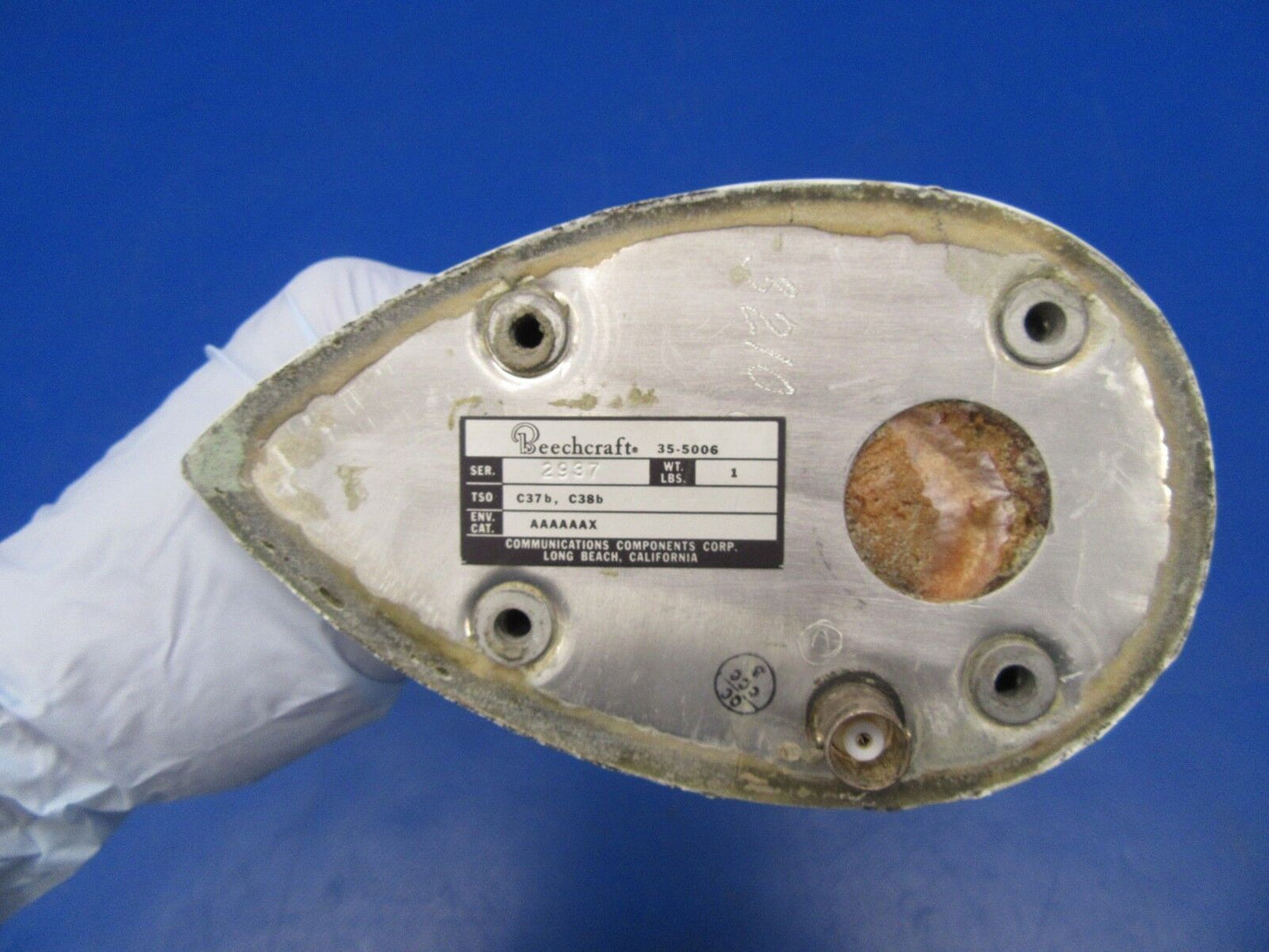 Beech Communications Components Antenna P/N 35-5006 (0119-37)