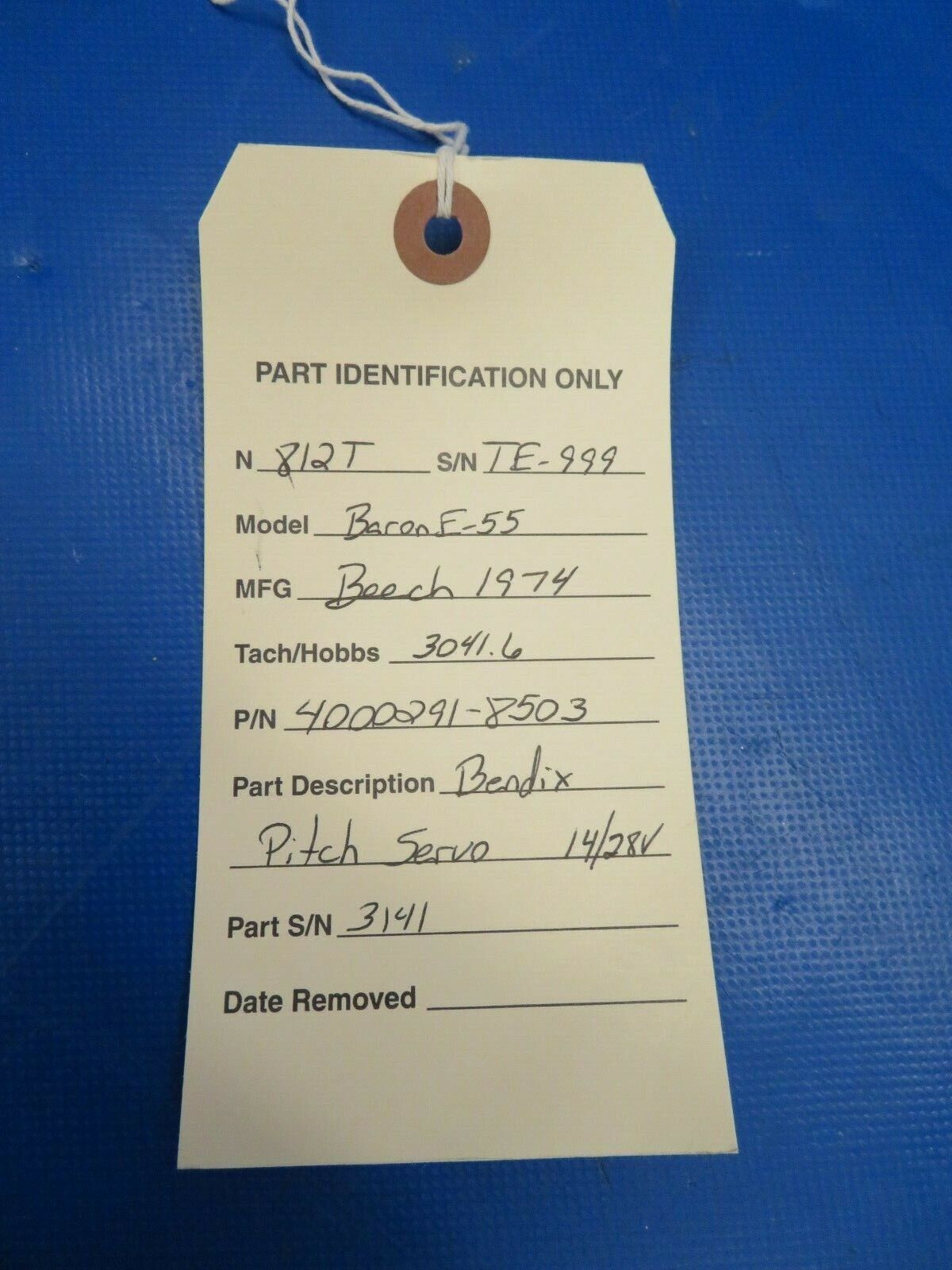 Beech Baron E-55 Bendix SE-816A Pitch Servo 14/28 V P/N 4000291-8503 (0120-176)