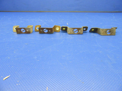 Beech F35 Cowl Fastener Bracket LH FWD CTR & AFT 35-910244 LOT OF 4 (1021-371)