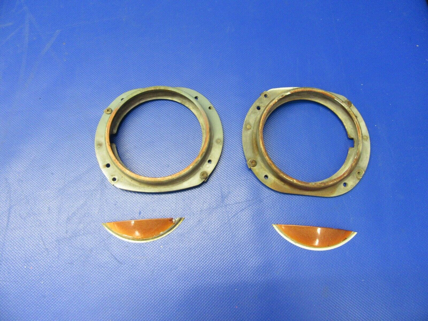 Cessna 177RG Landing Light Ring Assy LH & RH P/N 2052046-1, 2052046-2 (0621-428)