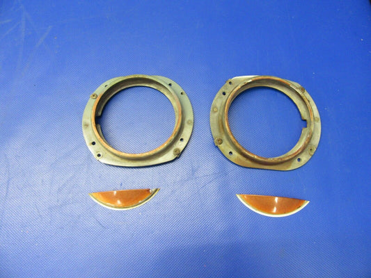 Cessna 177RG Landing Light Ring Assy LH & RH P/N 2052046-1, 2052046-2 (0621-428)