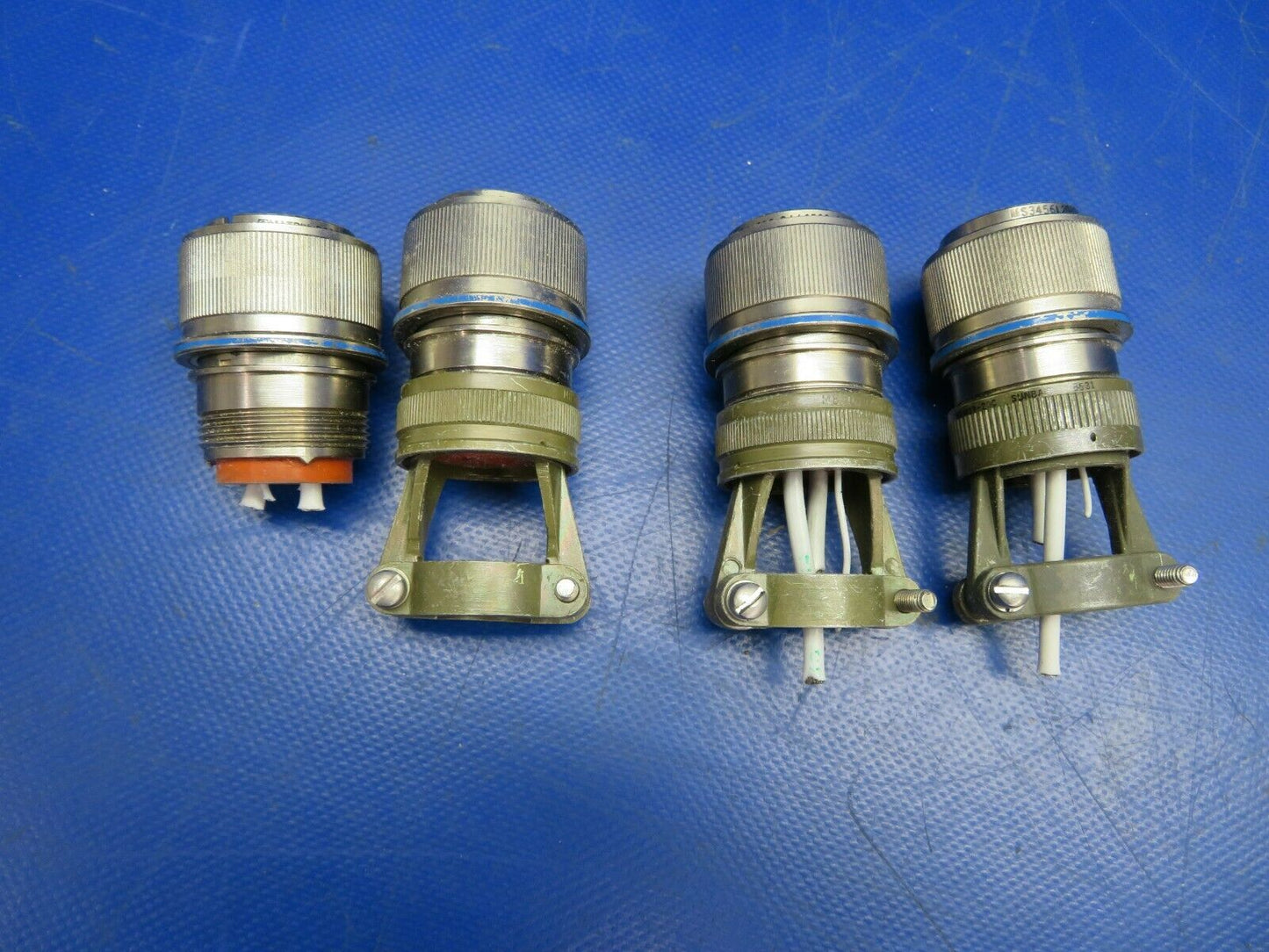 Matrix Amphenol Circular Connector P/N MS23456L20-24D LOT OF 4 (0720-846)