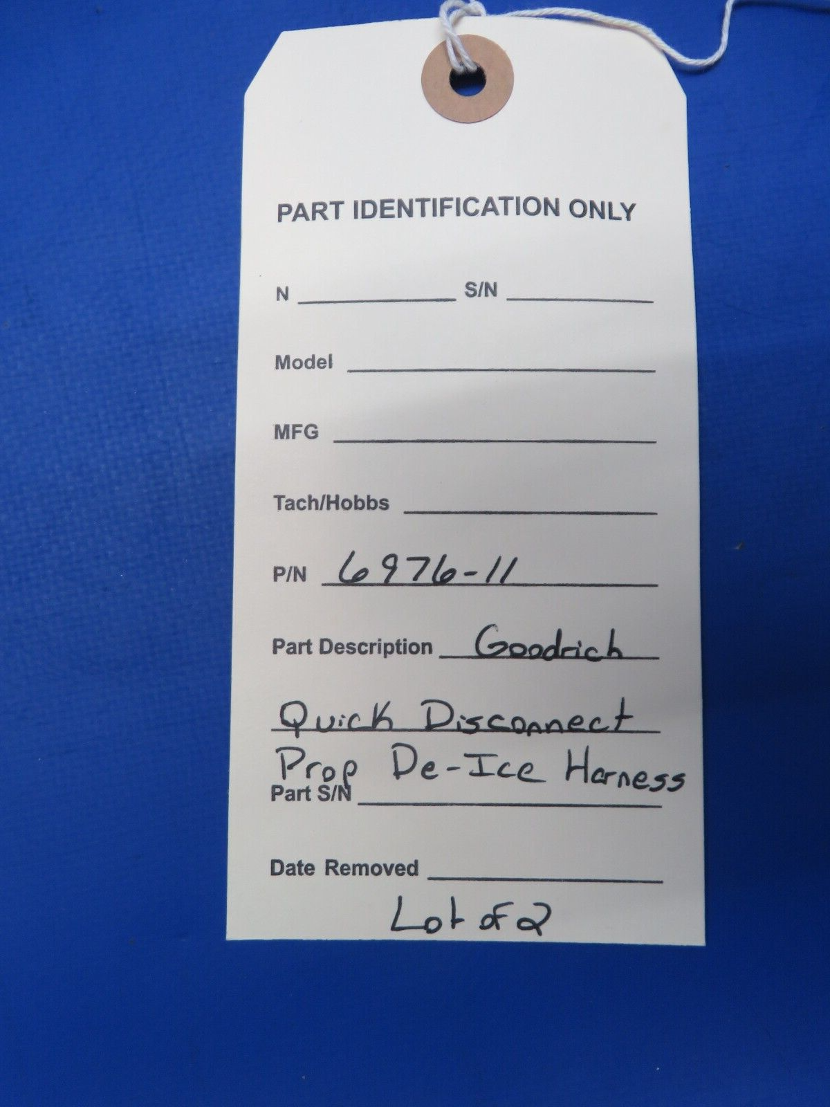 Goodrich Quick Disconnect Prop De-Ice Harness P/N 6976-11 LOT OF 2 (0823-607)