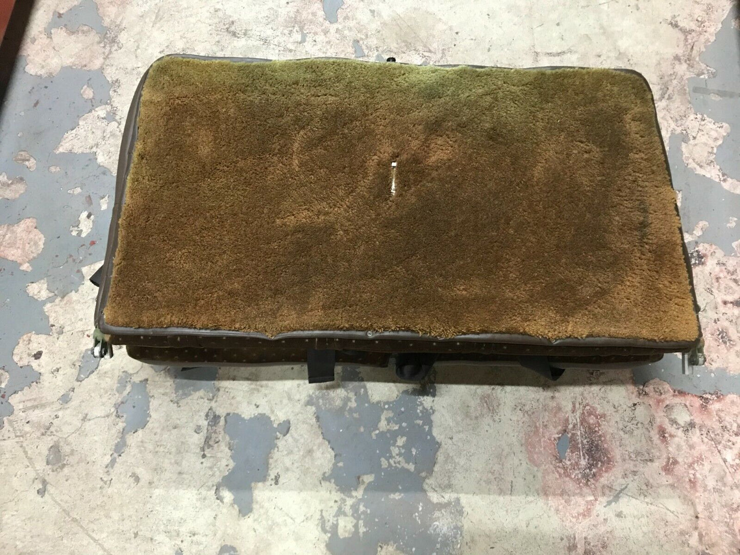 Cessna 210 / T210N Passenger Bench Seat Brown Velour P/N 1214166-1 (0321-541)