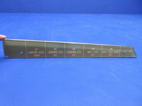 Beech Placard P/N 35-324182 NOS (0923-921)