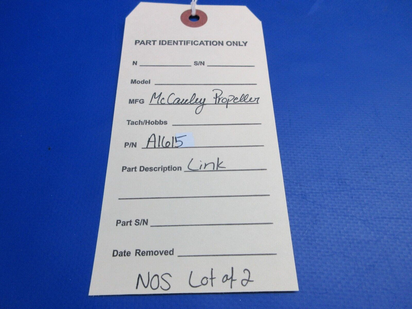 McCauley Threaded Propeller Link LOT OF 2 P/N A1615 NOS (0523-405)