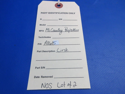 McCauley Threaded Propeller Link LOT OF 2 P/N A1615 NOS (0523-405)