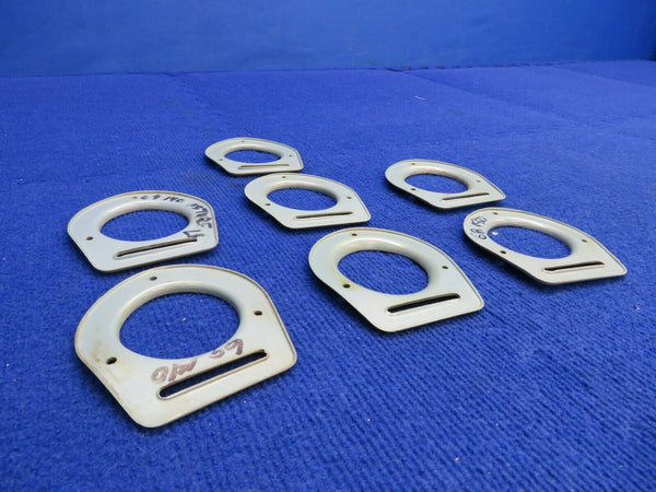 Piper Cover Assy Air Vent Flange LOT OF 7 P/N 65735-19 Blue Plastic (0222-620)
