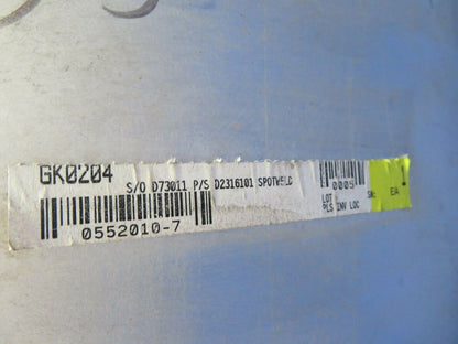 1963 Cessna 172 Cowl Assy Lower LH Spot Weld NOS P/N 0552010-7 (0620-455)