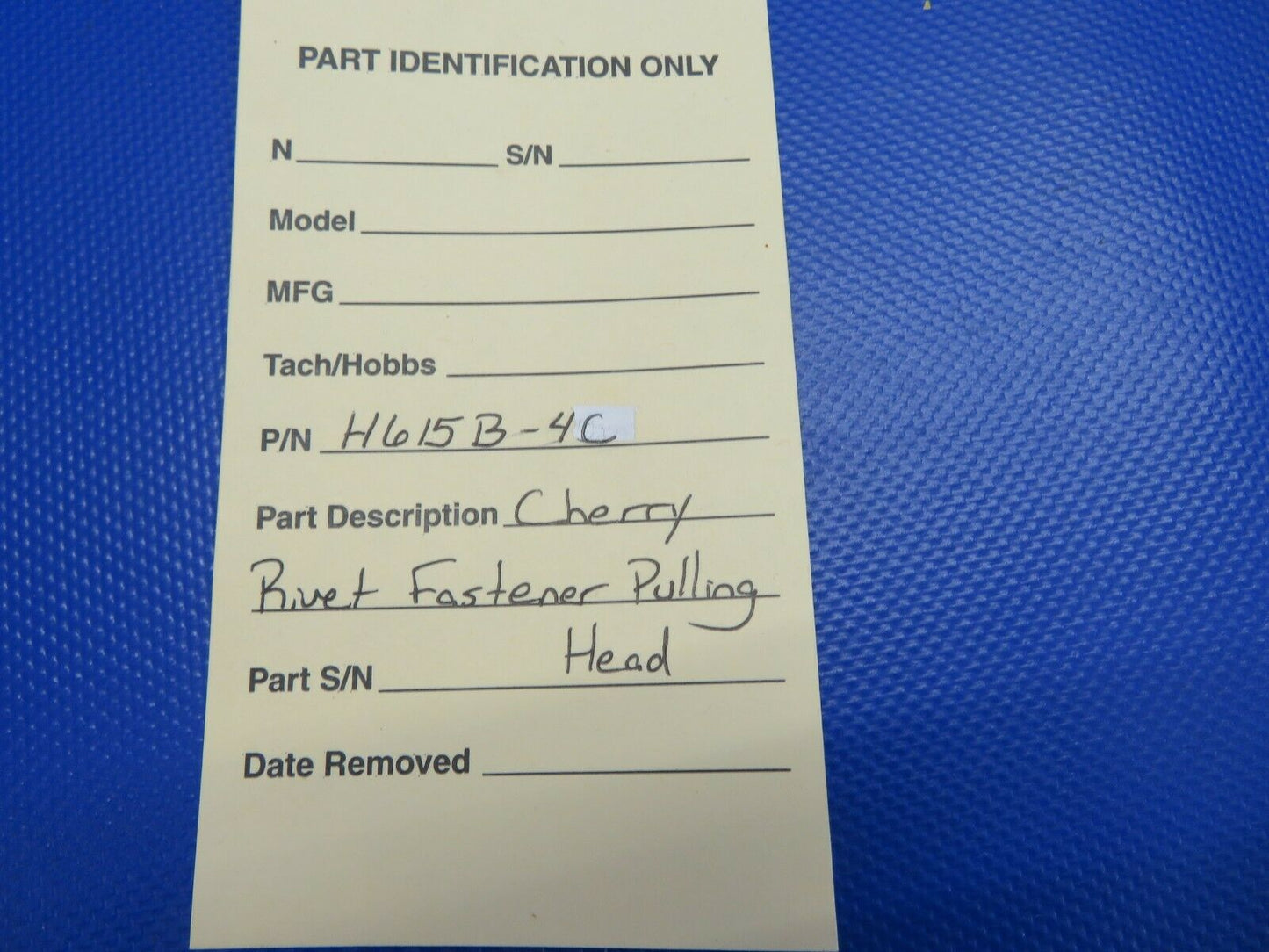 Cherry Rivet Fastener Pulling Head P/N H615B-4C (1220-368)