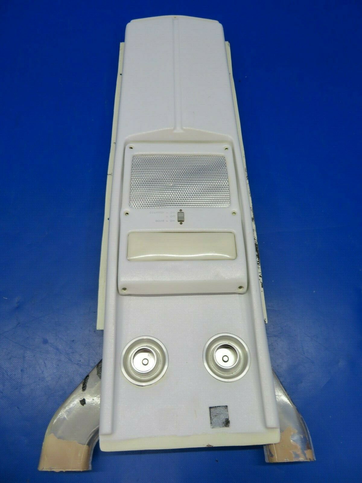 Beech Baron 58P Overhead Console w/ Light Assy 102-530060-7 (0320-449)